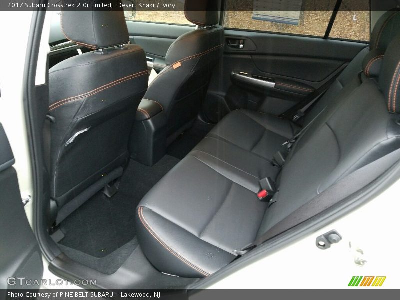 Rear Seat of 2017 Crosstrek 2.0i Limited