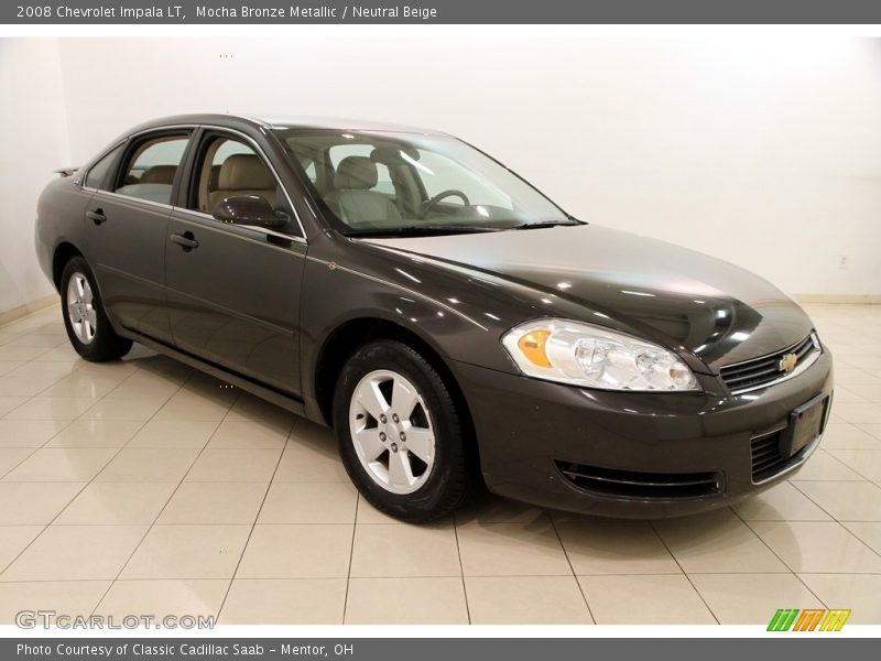 Mocha Bronze Metallic / Neutral Beige 2008 Chevrolet Impala LT