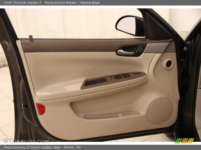 Mocha Bronze Metallic / Neutral Beige 2008 Chevrolet Impala LT