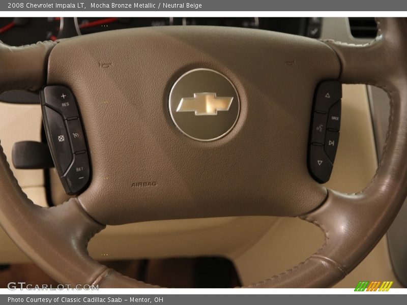 Mocha Bronze Metallic / Neutral Beige 2008 Chevrolet Impala LT