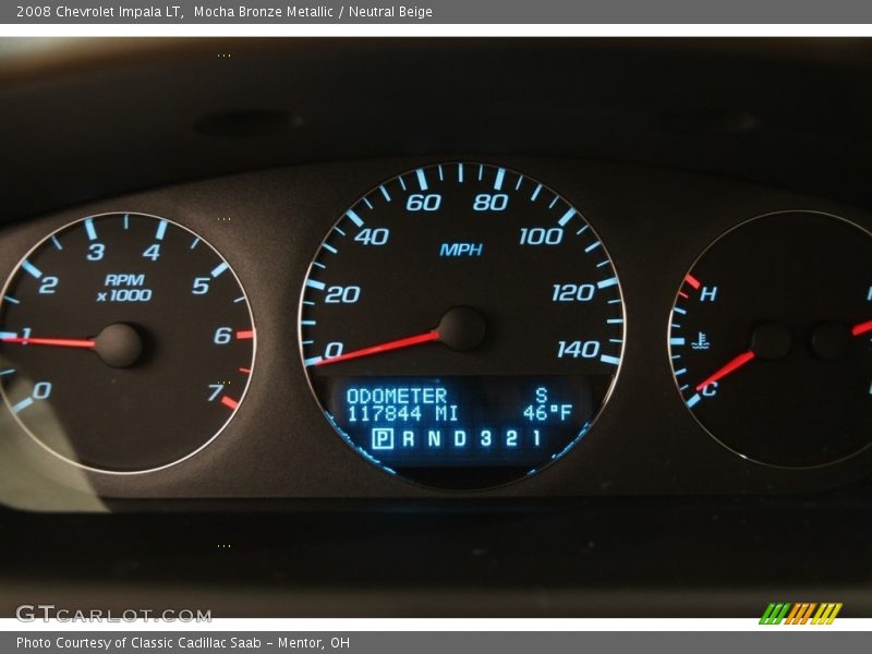 Mocha Bronze Metallic / Neutral Beige 2008 Chevrolet Impala LT