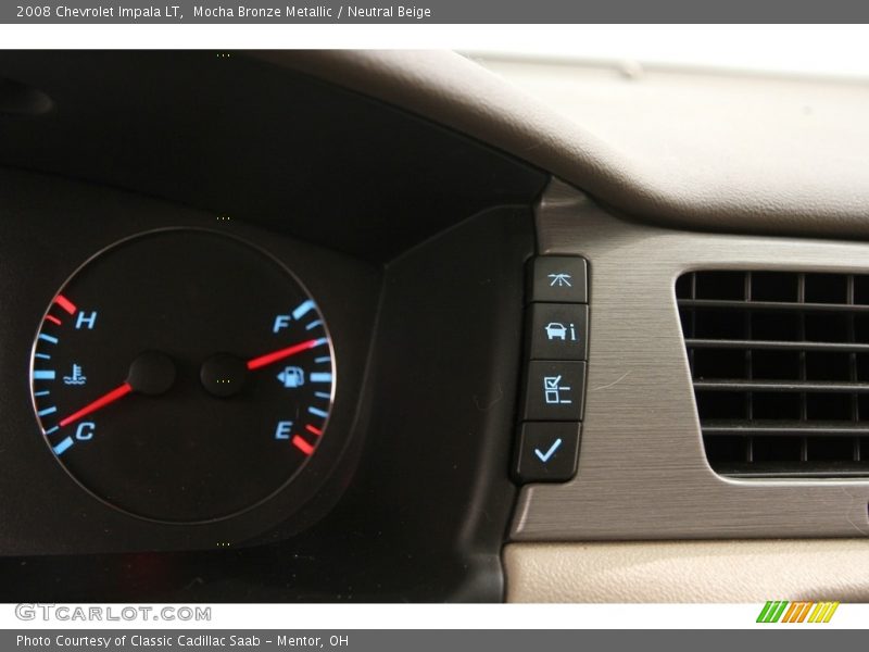 Mocha Bronze Metallic / Neutral Beige 2008 Chevrolet Impala LT