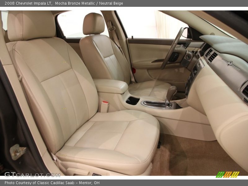 Mocha Bronze Metallic / Neutral Beige 2008 Chevrolet Impala LT