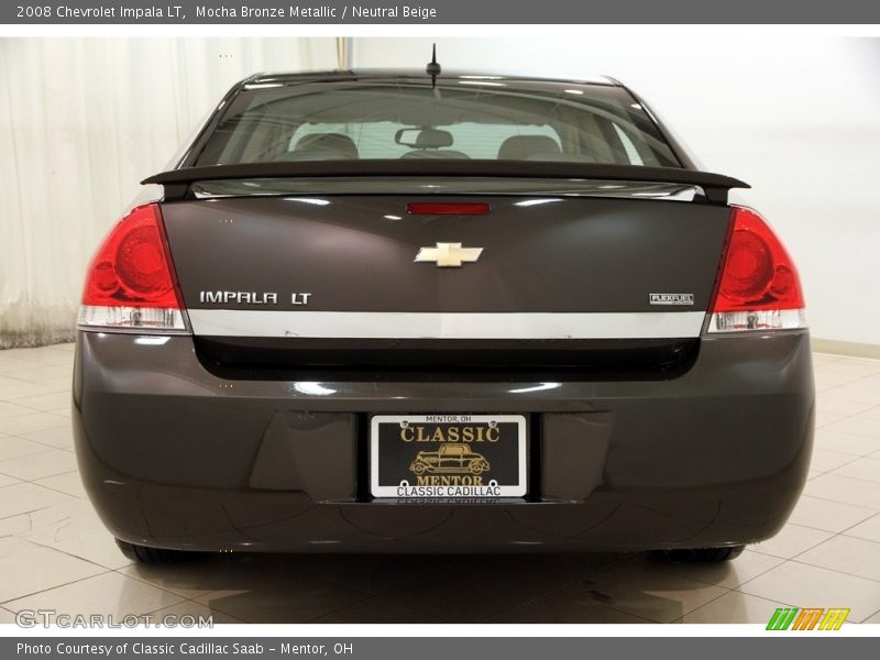 Mocha Bronze Metallic / Neutral Beige 2008 Chevrolet Impala LT