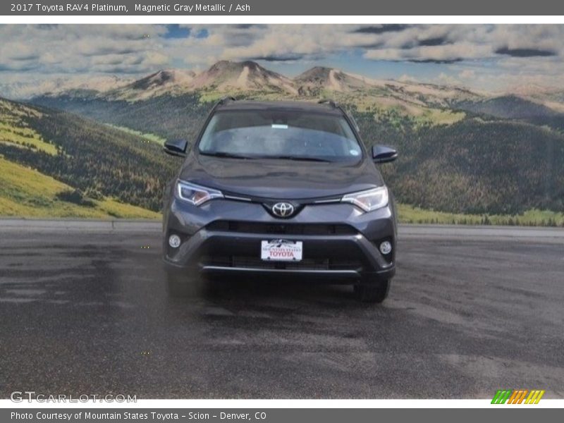 Magnetic Gray Metallic / Ash 2017 Toyota RAV4 Platinum