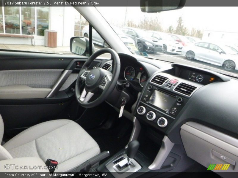 Venetian Red Pearl / Gray 2017 Subaru Forester 2.5i