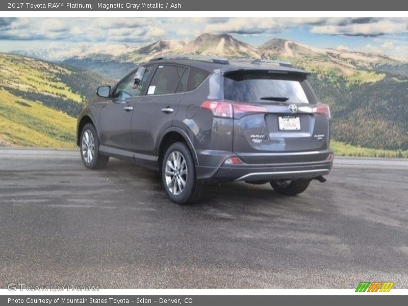 Magnetic Gray Metallic / Ash 2017 Toyota RAV4 Platinum