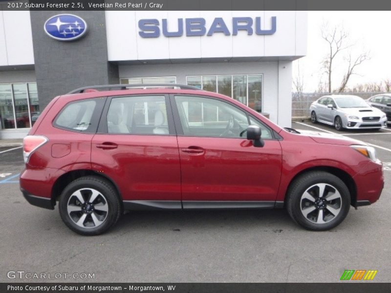 Venetian Red Pearl / Gray 2017 Subaru Forester 2.5i