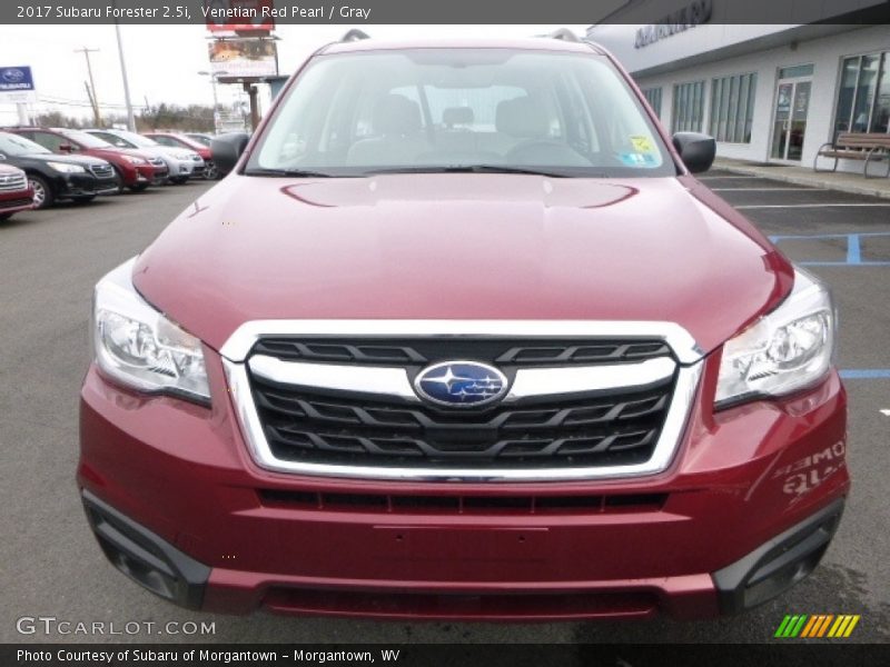 Venetian Red Pearl / Gray 2017 Subaru Forester 2.5i