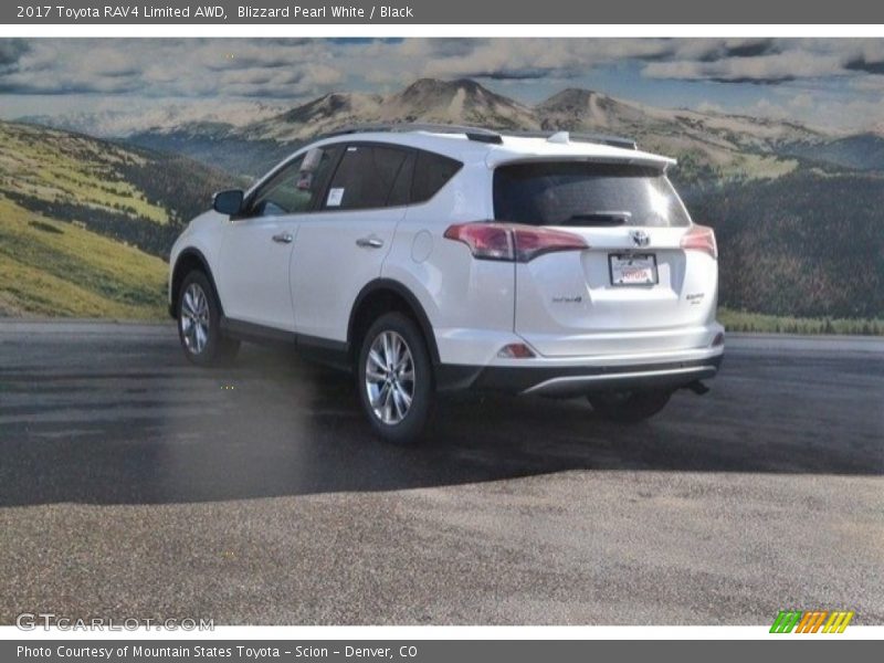 Blizzard Pearl White / Black 2017 Toyota RAV4 Limited AWD