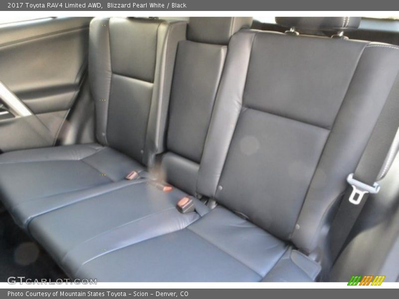 Blizzard Pearl White / Black 2017 Toyota RAV4 Limited AWD
