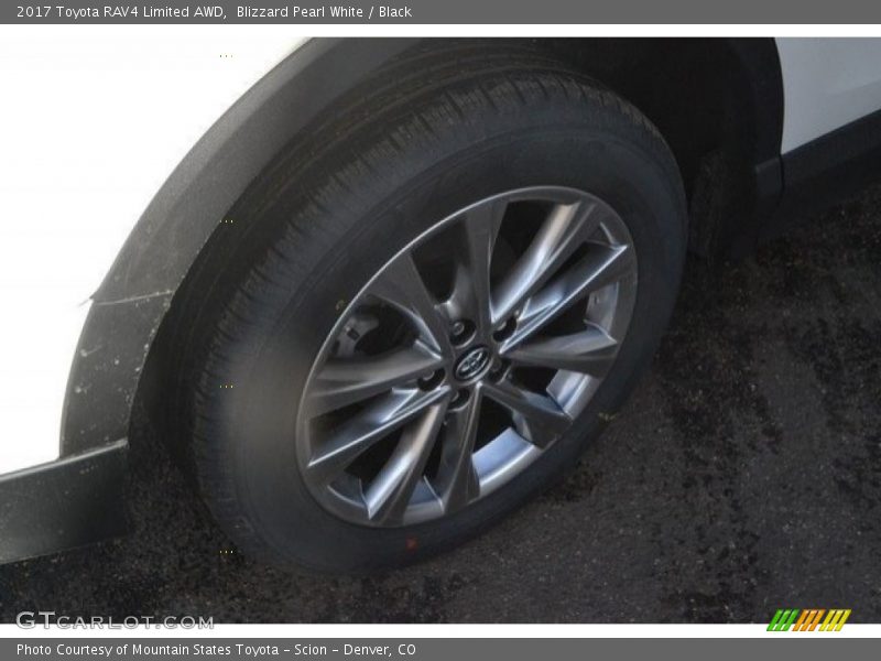 Blizzard Pearl White / Black 2017 Toyota RAV4 Limited AWD