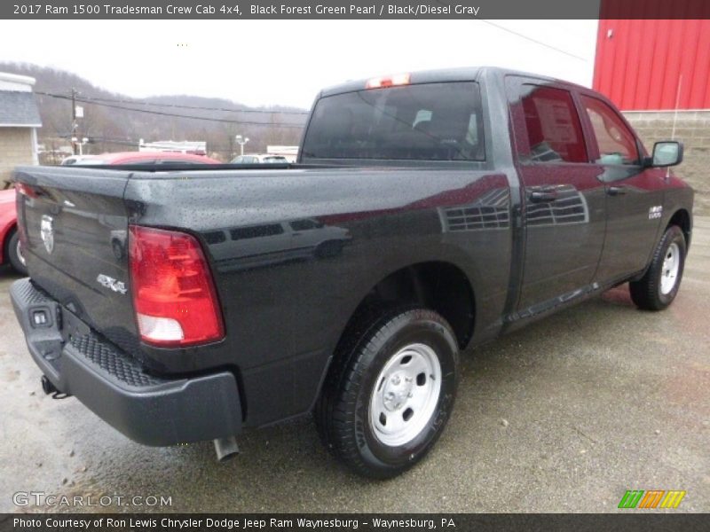 Black Forest Green Pearl / Black/Diesel Gray 2017 Ram 1500 Tradesman Crew Cab 4x4