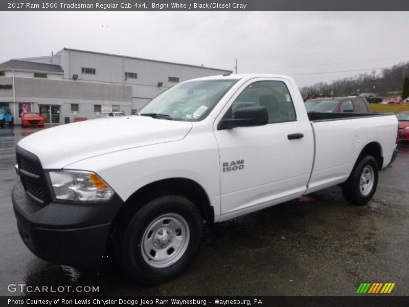 Bright White / Black/Diesel Gray 2017 Ram 1500 Tradesman Regular Cab 4x4