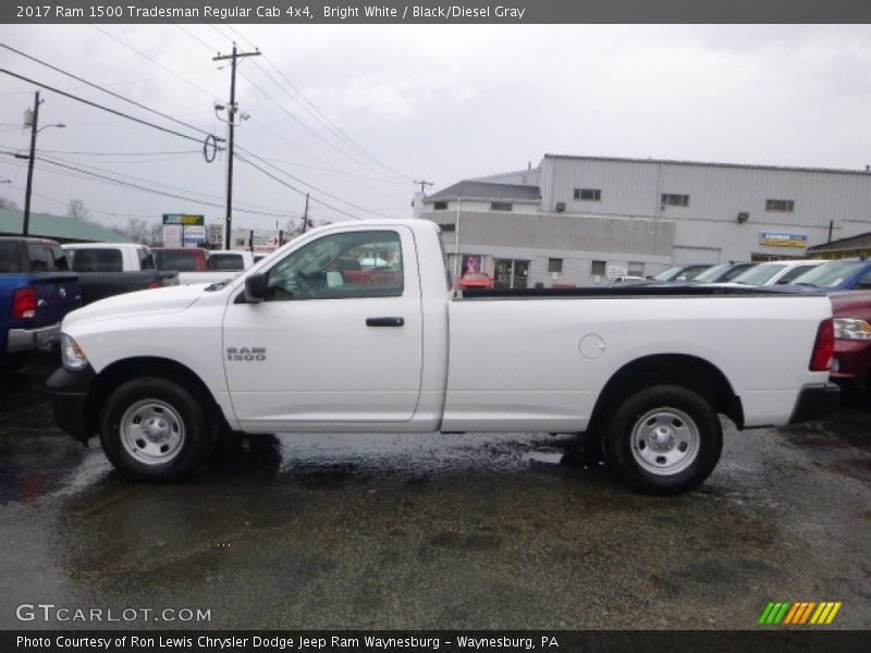 Bright White / Black/Diesel Gray 2017 Ram 1500 Tradesman Regular Cab 4x4