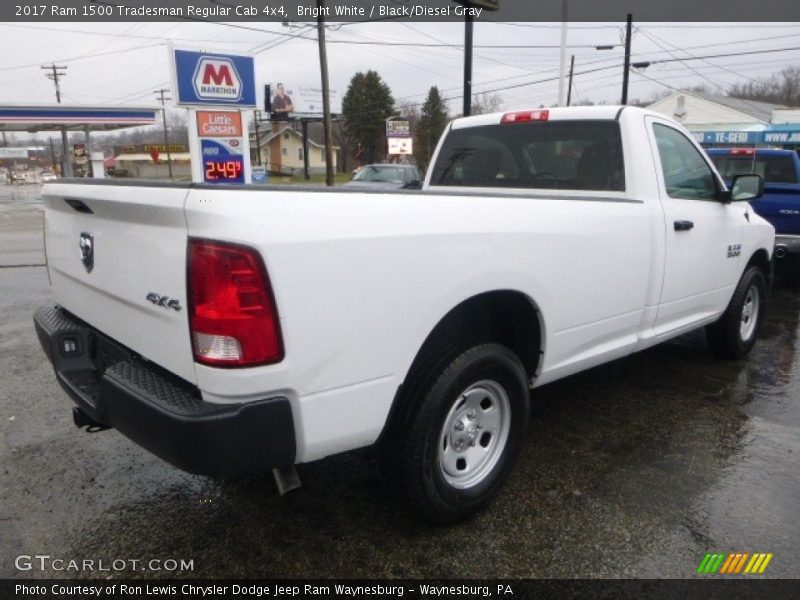 Bright White / Black/Diesel Gray 2017 Ram 1500 Tradesman Regular Cab 4x4