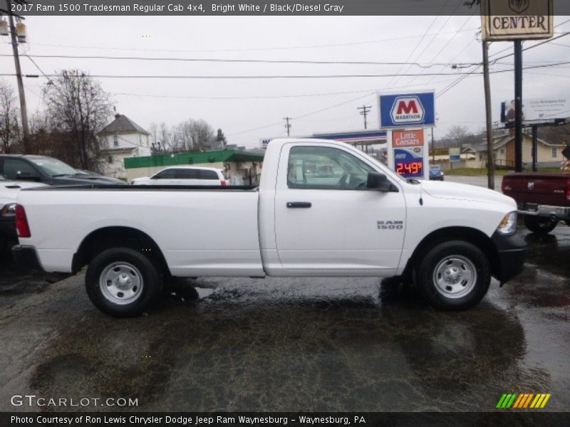 Bright White / Black/Diesel Gray 2017 Ram 1500 Tradesman Regular Cab 4x4