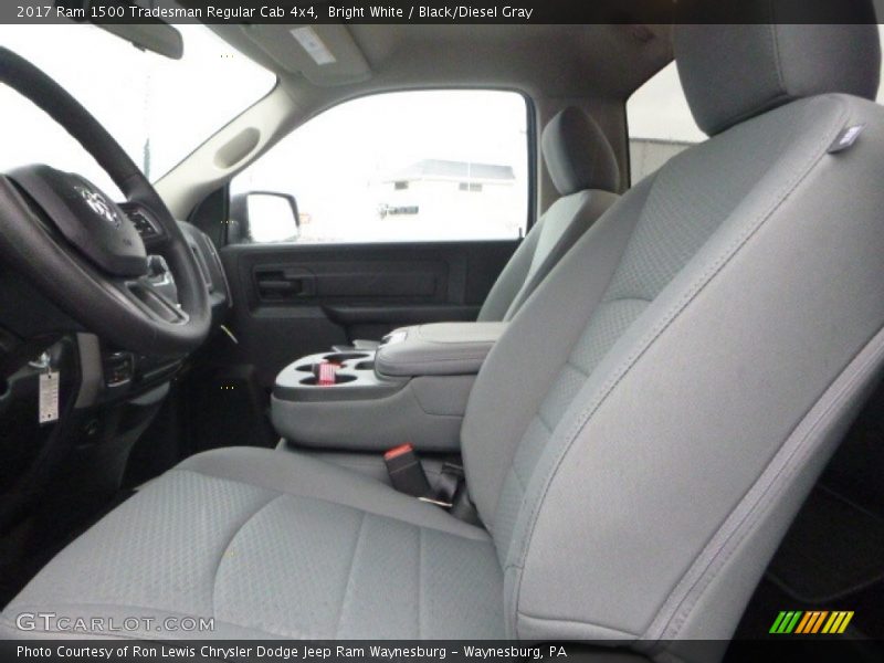 Bright White / Black/Diesel Gray 2017 Ram 1500 Tradesman Regular Cab 4x4