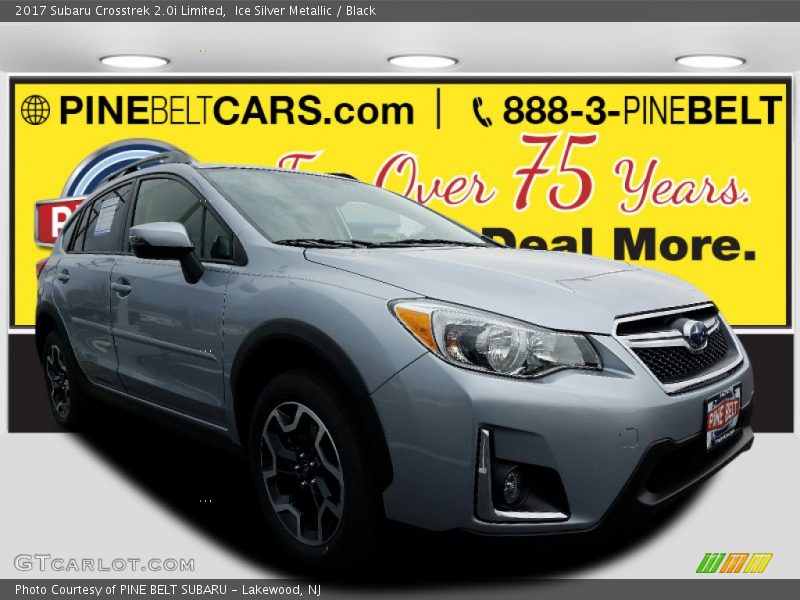 Ice Silver Metallic / Black 2017 Subaru Crosstrek 2.0i Limited