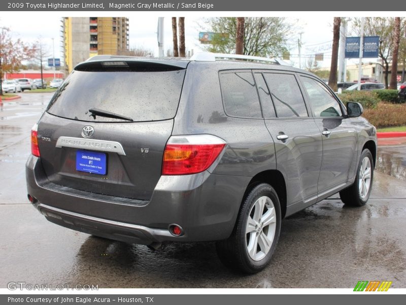 Magnetic Gray Metallic / Sand Beige 2009 Toyota Highlander Limited