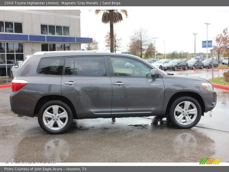 Magnetic Gray Metallic / Sand Beige 2009 Toyota Highlander Limited