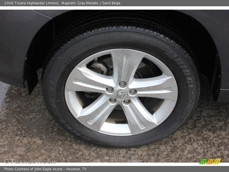 Magnetic Gray Metallic / Sand Beige 2009 Toyota Highlander Limited