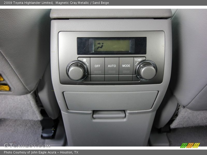 Magnetic Gray Metallic / Sand Beige 2009 Toyota Highlander Limited