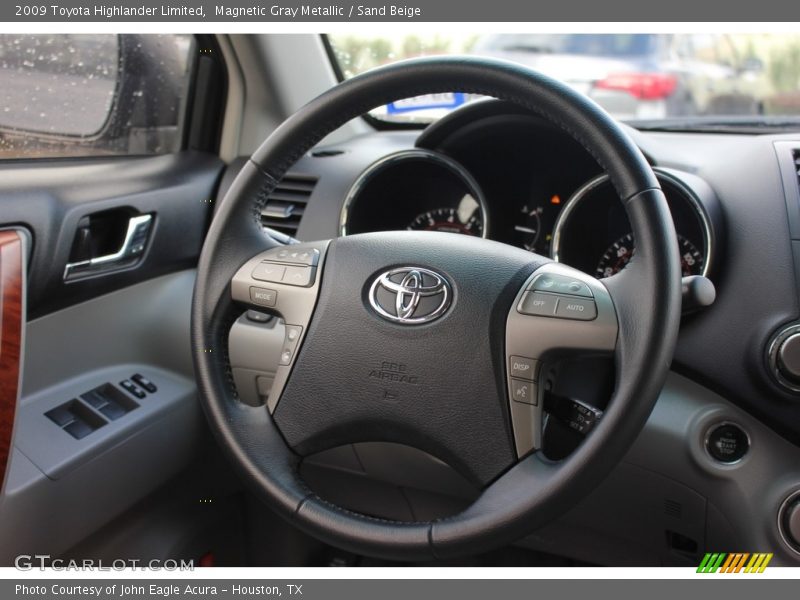 Magnetic Gray Metallic / Sand Beige 2009 Toyota Highlander Limited