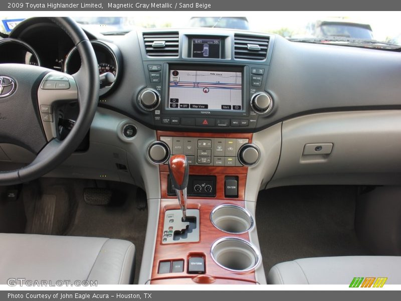Magnetic Gray Metallic / Sand Beige 2009 Toyota Highlander Limited