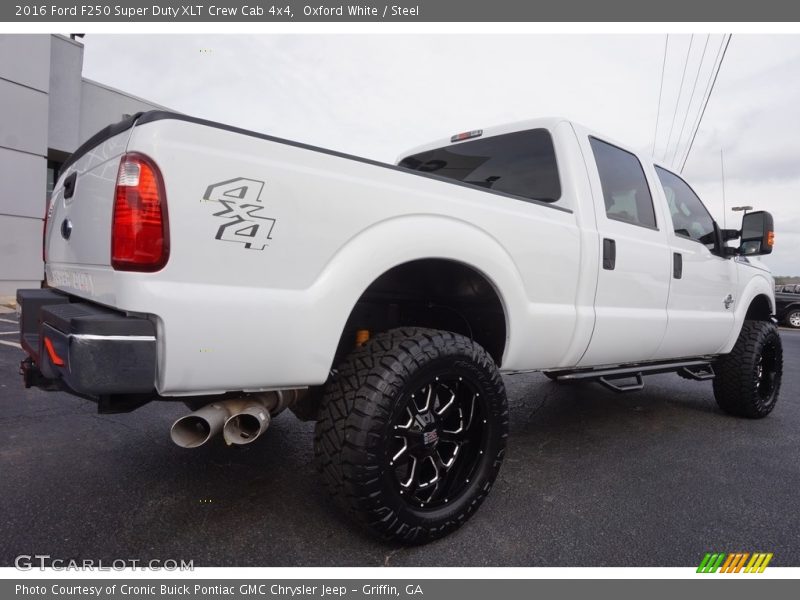 Oxford White / Steel 2016 Ford F250 Super Duty XLT Crew Cab 4x4