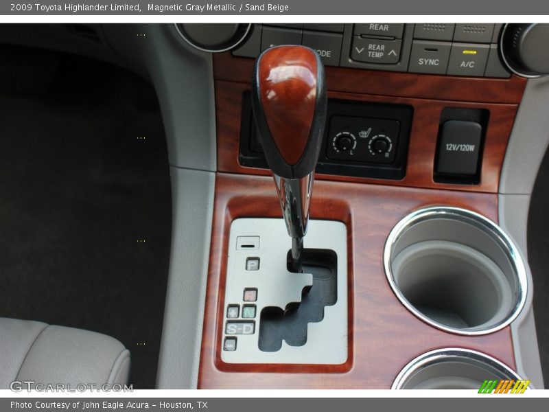 Magnetic Gray Metallic / Sand Beige 2009 Toyota Highlander Limited