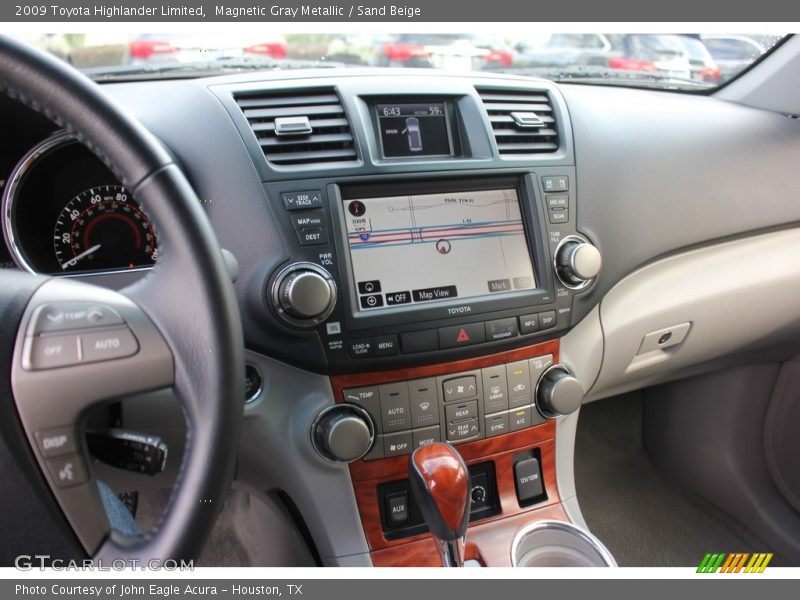 Magnetic Gray Metallic / Sand Beige 2009 Toyota Highlander Limited