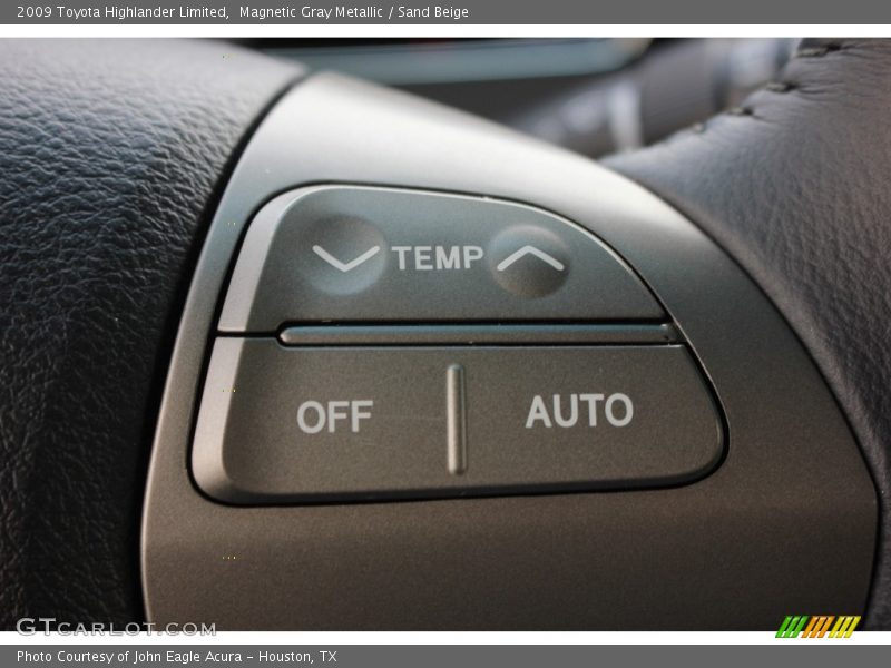Magnetic Gray Metallic / Sand Beige 2009 Toyota Highlander Limited