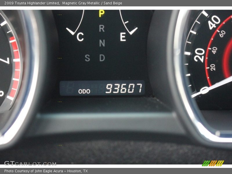 Magnetic Gray Metallic / Sand Beige 2009 Toyota Highlander Limited