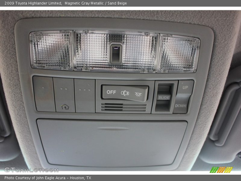 Magnetic Gray Metallic / Sand Beige 2009 Toyota Highlander Limited