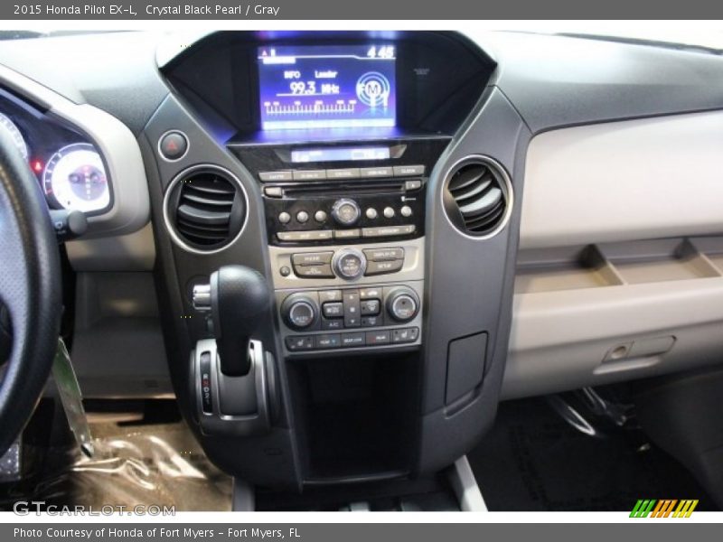 Crystal Black Pearl / Gray 2015 Honda Pilot EX-L