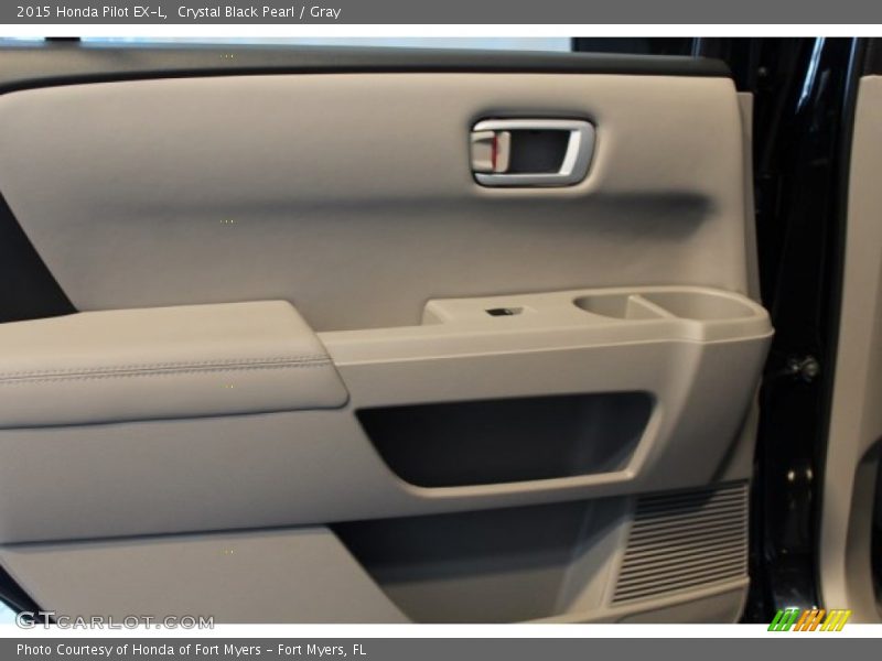 Crystal Black Pearl / Gray 2015 Honda Pilot EX-L