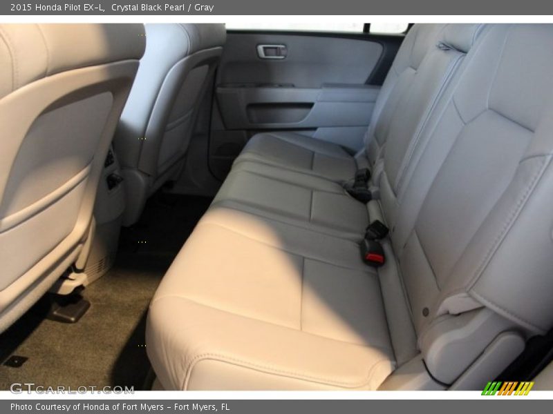 Crystal Black Pearl / Gray 2015 Honda Pilot EX-L