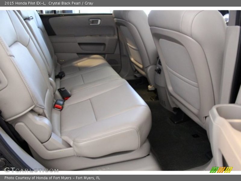 Crystal Black Pearl / Gray 2015 Honda Pilot EX-L
