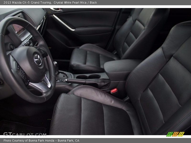 Crystal White Pearl Mica / Black 2013 Mazda CX-5 Grand Touring