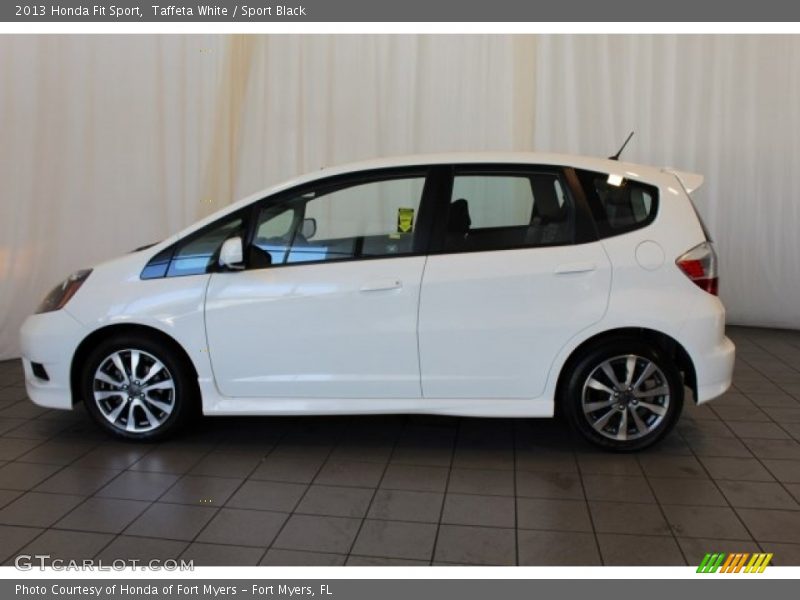 Taffeta White / Sport Black 2013 Honda Fit Sport