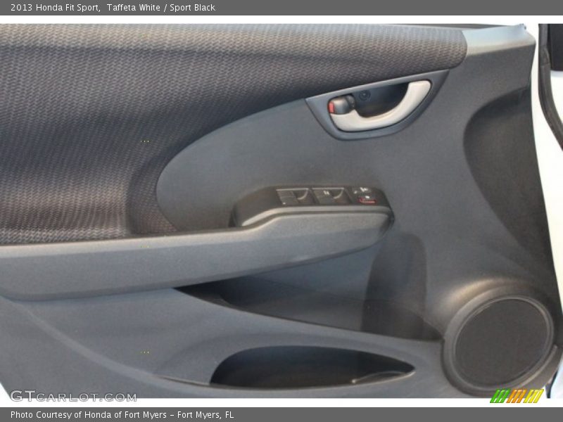 Taffeta White / Sport Black 2013 Honda Fit Sport