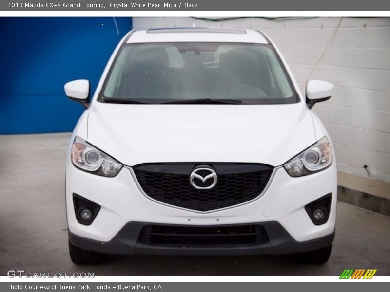 Crystal White Pearl Mica / Black 2013 Mazda CX-5 Grand Touring