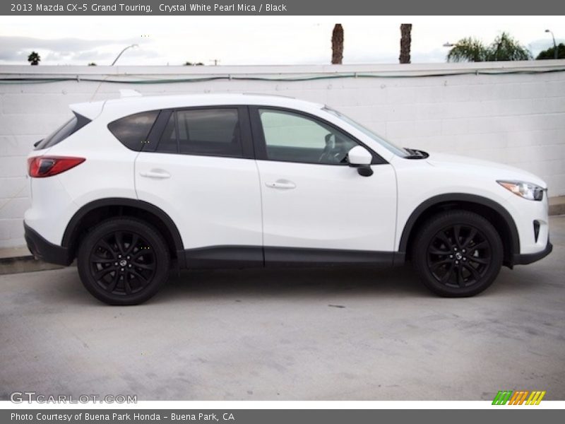 Crystal White Pearl Mica / Black 2013 Mazda CX-5 Grand Touring