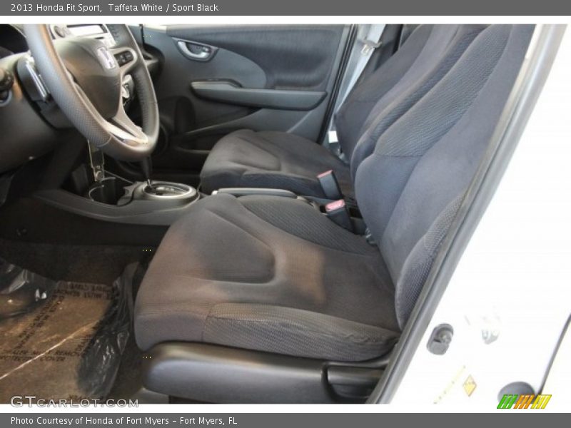 Taffeta White / Sport Black 2013 Honda Fit Sport