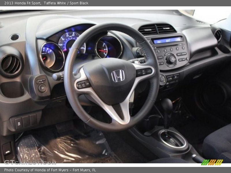 Taffeta White / Sport Black 2013 Honda Fit Sport