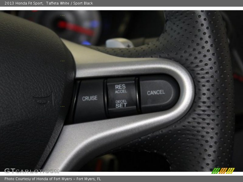 Taffeta White / Sport Black 2013 Honda Fit Sport