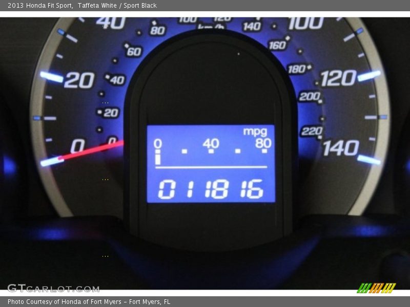 Taffeta White / Sport Black 2013 Honda Fit Sport