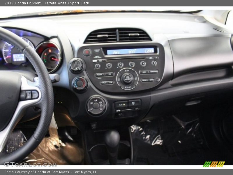 Taffeta White / Sport Black 2013 Honda Fit Sport