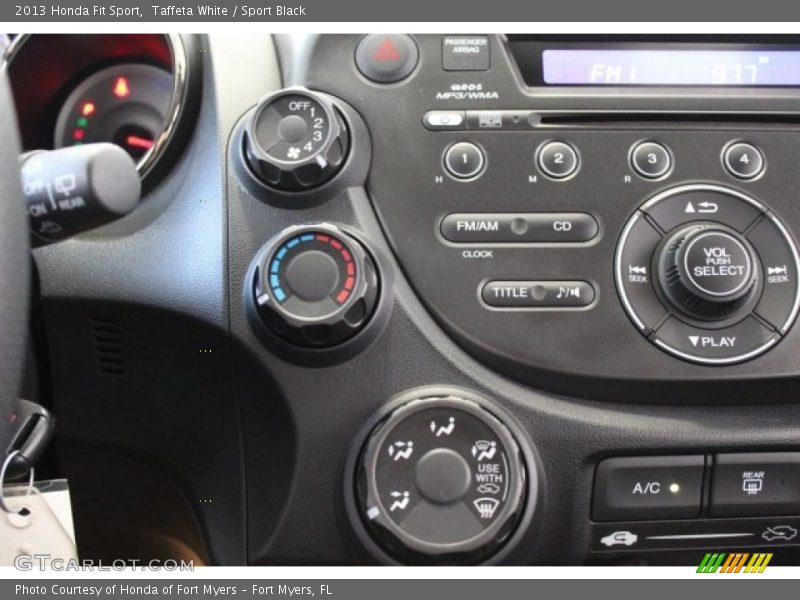 Taffeta White / Sport Black 2013 Honda Fit Sport
